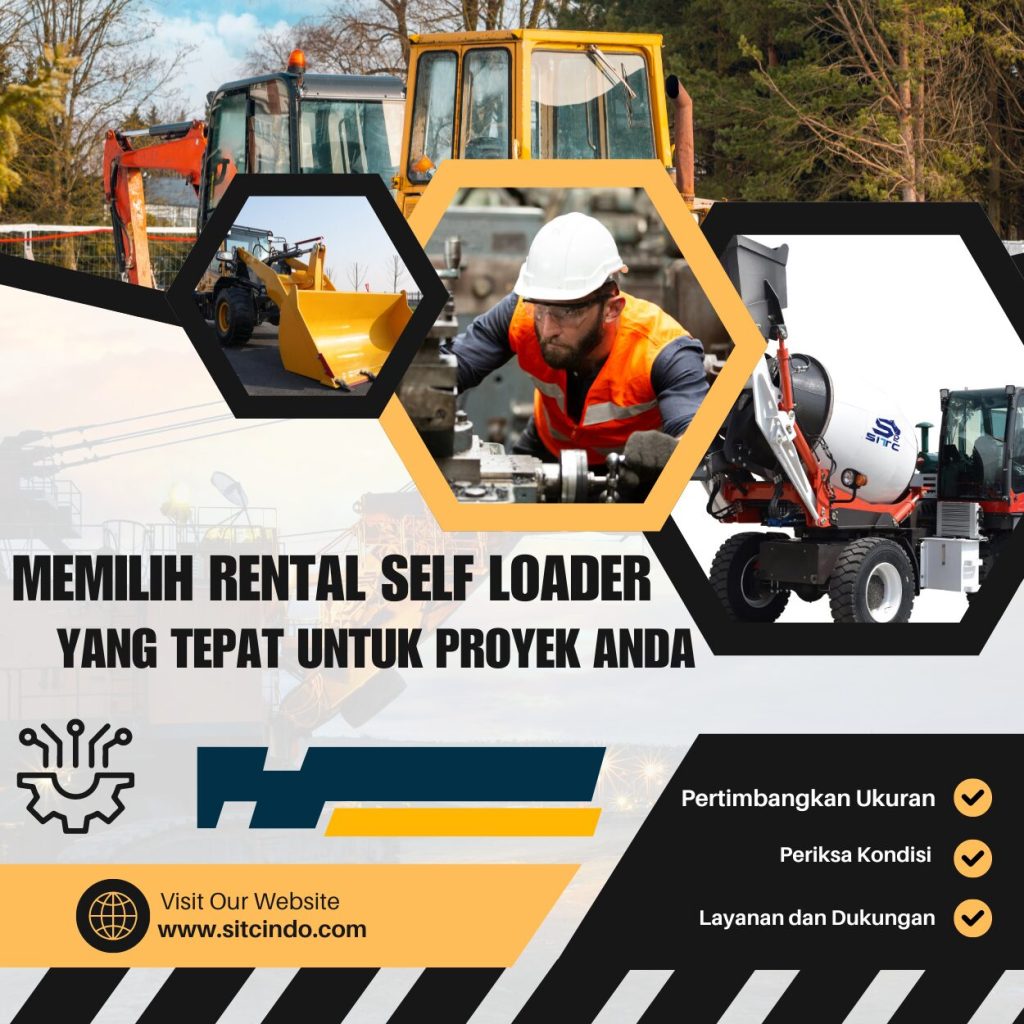 rental self loader mixer