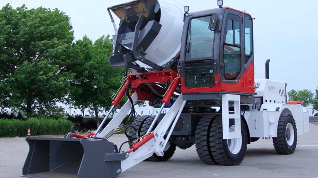 mixer beton pemuatan sendiri